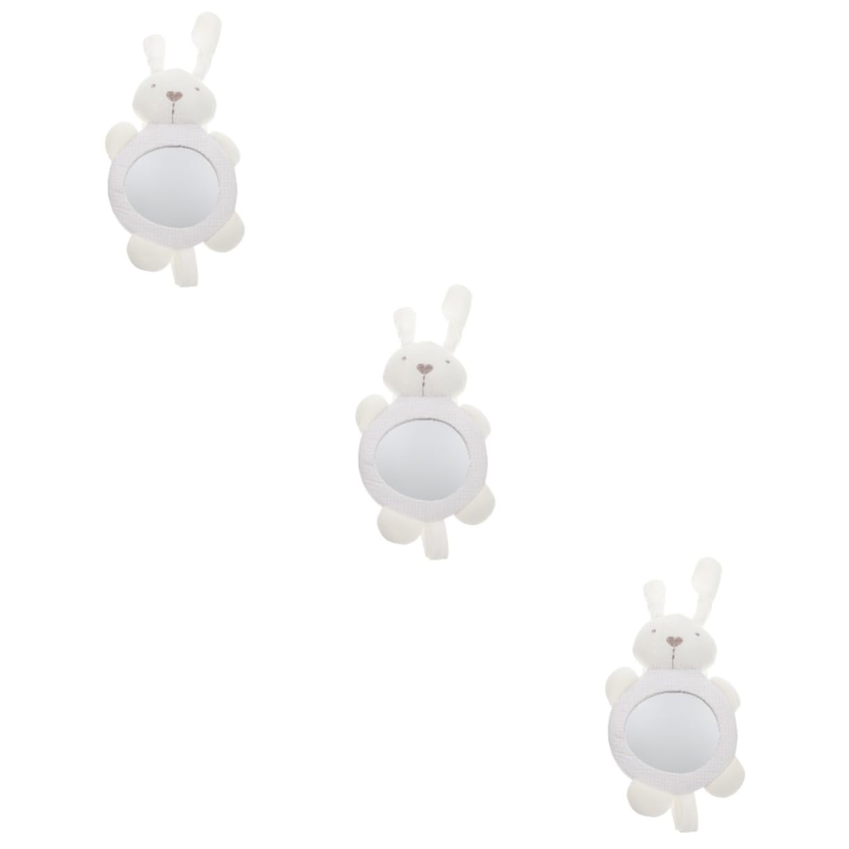 VICASKY 3pièces Miroir De Voiture Pour Forme De Lapin Miroir Observation Arrière Pour Sièges Orientés Vers Arrière Sécurité Et Confort Pour Voiture