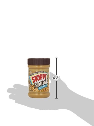 Skippy Natural Peanut Butter, Creamy, 15 Oz #TOP4