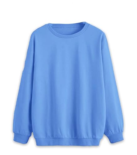 Image of Mack Jonney Solid Round Neck Cotton Fleece Sweatshirt for Men-VMACK639167