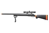 Lancer Tactical M24 Bolt Action Spring Powered Sniper Airsoft Rifle w/Scope & Bipod Up to 500 FPS...