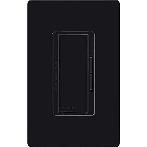 Image of Lutron Maestro Dimmer Switch LED+ Digital Dimmer Kit for Dimmable LED, Halogen, and Incandescent Bulbs, 150-Watt, Multi-Location, MACL-153M-RHW-BL, Black