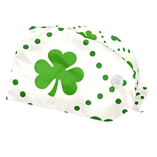Casquette de travail Saint-Patrick lot de 2 chapeaux mixtes à motifs trèfles