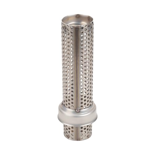 Larcele DB Killer silencieux moto 51mm, Universel Réglable Moto Silencieux d'échappement Réducteur de Bruit XSQ-04 (Longue)