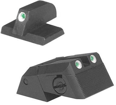 Kensight DAS 1911 Defense Adjustable Rear Sight Set Tritium Insert Night Sight w/Serrated 960-636