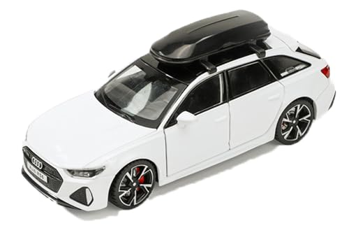 Image of JOY JUNCTION Limited Edition 1:32 Scale Metal Pull Back Toy car with Openable Doors, Light & Engine Sound - Realistic Collectible for Boys Kids 3+ Years & Above (RS6 White)