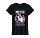 Stranger Things Eleven Poster Camiseta, Mujer, Negro, S