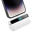 Feob Mini Powerbank für iPhone 5200mAh, 20W PD Schnelles Aufladen Power Bank Klein Ultrakompakter mit LED-Display, Externe Akkupack kompatibel mit iPhone 14/14 Plus/13 Pro/13/12/11/XS/XR/8/7/6-Weiß
