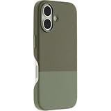 OtterBox Leather Alternative Slim MagSafe Etui do iPhone 16, odporne na upadek, smukłe etui ochronne, trzykrotnie wyższa wytrzymałość niż wymagana zgodnie z normą wojskową, Moss