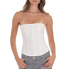 Strapless White