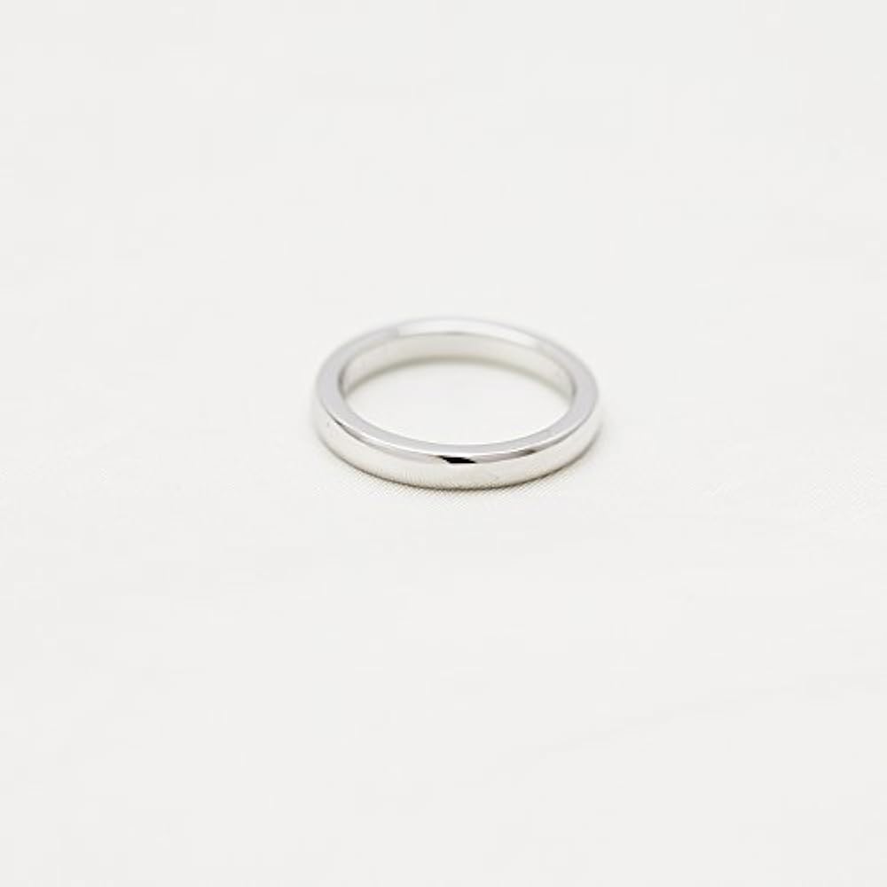 Amazon | 結婚指輪 PT100 シンプル 甲丸リング プラチナ 13.5号 メンズ