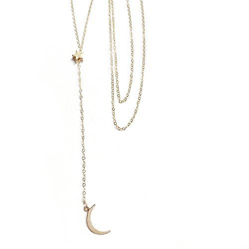 moon lariat necklace