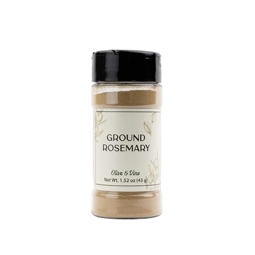 Image of Olive & Vine, Ground Rosemary, 1.52 Oz | For seasoning meats, enhancing soups, and adding flavor to roasted vegetables
