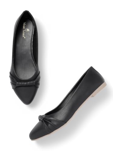 Image of Marc Loire Women's Slip-On Flat Ballerina Shoes for Party, Casual Wear and Formal Occasions