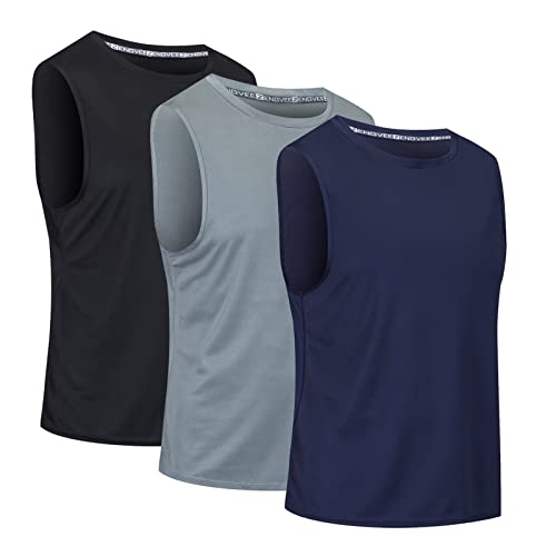 Camiseta tirantes para hombre ideal para running y gimnasio HUAKANG ropa deportiva talla M