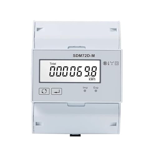 Compteur d'énergie électrique SDM72D-M triphasé pour piloter la maison connectée