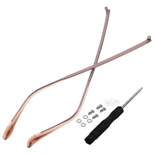 FOMIYES 1 Pair Glasses Accessories Metal Arm Legs Eyeglasses Arm Eyeglass Temple Replacement Metallic Glasses Metallic Sunglasses Metal Glasses Legs Glasses Repair Kit Holder Triple