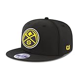 Ultra Game Youth NBA Official Ultimate Snap Back Baseball Cap Hat, Denver Nuggets, Black, One Size