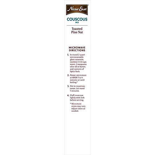 Near East Toasted Pine Nut Couscous Mix 5.6 oz (Pack of 12)