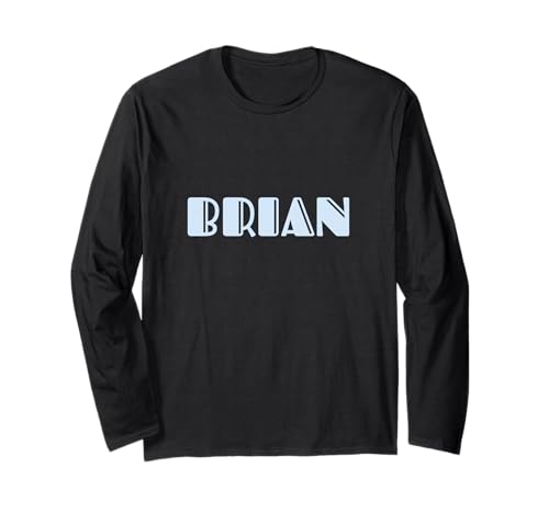 First Name Brian Vintage Art Deco Light Blue/Lavender Font ����T�V���c