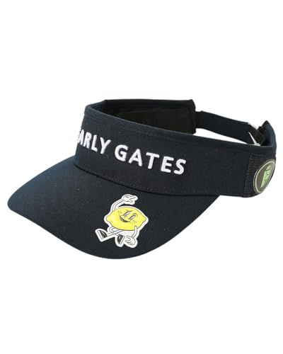 [パーリーゲイツ] ユニセックス サンバイザー (BIOネーム・サイズ調整可能) / ゴルフ 帽子 / 053-5187502 120_ネイビー FR