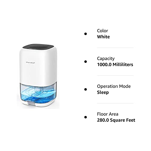 Dehumidifiers,Tabyik 35 Oz Dehumidifier, Small Dehumidifiers For Home Quiet With Auto Shut Off, Dehumidifiers For Bedroom (280 Sq. Ft), Bathroom, Rv, Closet #TOP7