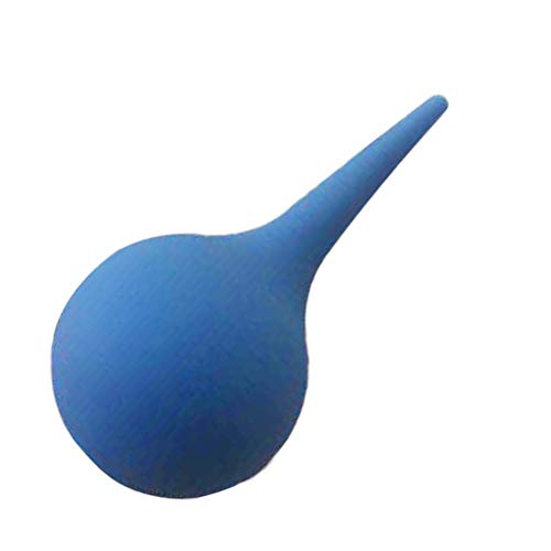 Healifty 75ml Rubber Washing Ear Ball Reinigung Staubabsaugung Blasen Ball (Blau)