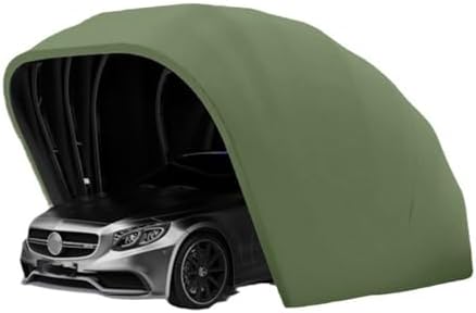 Durable Portable Car Shelter - Heavy-Duty Outdoor Vehicle Protection, 600D Oxford Cloth & Stainless Steel Frame, Weather-Resistant, Easy Setup, Ideal for Cars, Trucks & SUVs,L5.5*W2.5*H2.3M