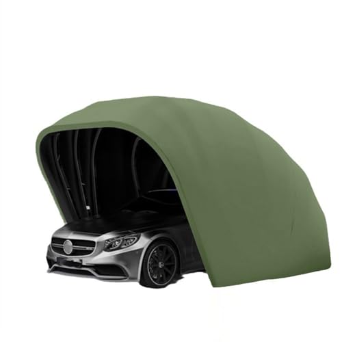 Tenda portatile per veicoli – Tessuto Oxford impermeabile e telaio in acciaio per protezione parcheggio auto all'aperto