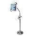 Pedestal Stand Holder - CTA Pedestal Stand with Roll Holder for Tablet for iPad 7th/ 8th/ 9th Gen 10.2", iPad Air Gen 4, iPad mini 5, iPad Pro 12.9", Surface Pro 4, & Other 7-13" Tablets (PAD-TSBU)