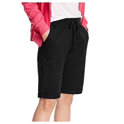 Hanes Women's French Terry Bermuda Pocket Short