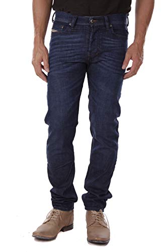 Diesel Tepphar R845B Jean slim pour homme Carrot, bleu, 27W / 32L