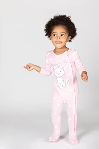 Disney Classics Aristocats 101 Dalmatians Bambi Baby Girls 3 Pack Footed Sleep N' Play Coverall 0-3 Months #TOP1