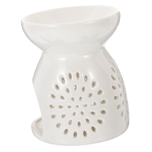 Hemobllo Quemador de Aceites Esenciales de Portavelas Tealight Decorativo para Aromaterapia Dormitorio y Hogar