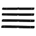 4PCS Roof Rack Cover Carrier Set For Opel Astra H Front Rear Replacement Direct Fit OEM 51 87 877 51 87 878 Black Plastic Exterior Trim Accessory Car Parts