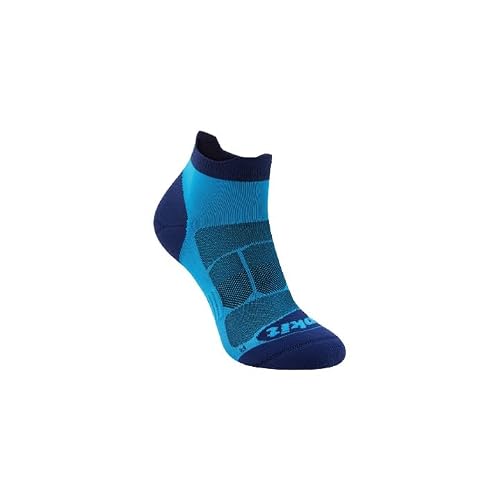 Alpkit Unisex Reef Scape Performance Running Socks | 2 Pairs, Ankle Length, Polyamide, Breathable, Moisture Wicking, Zoned Mesh Panels (Uk, Numeric, 11, 13, Regular, Regular, )