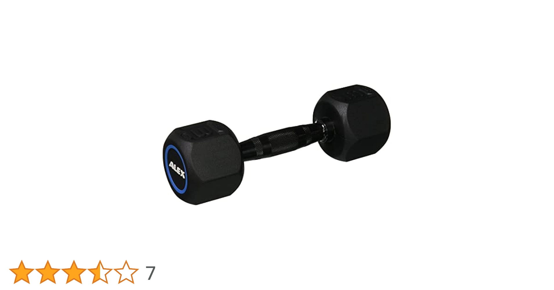 Amazon | ALEX アレックス ラバーHEXダンベル 3kg | Alex