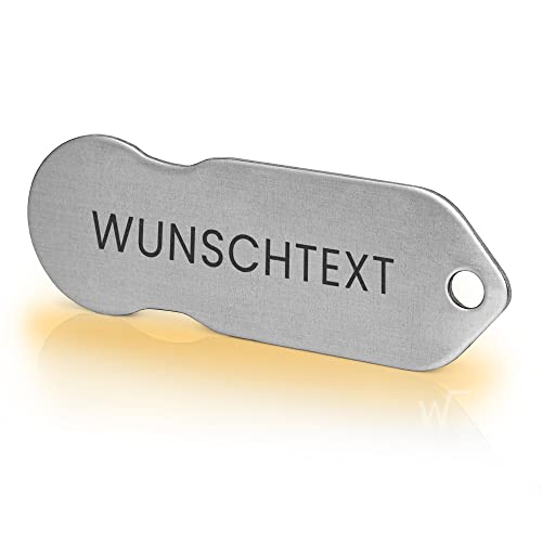 Einkaufswagenlöser ® F1 Schlüsselanhänger Personalisiert inkl. Schlüsselfundservice Einkaufswagen/Einkaufschip