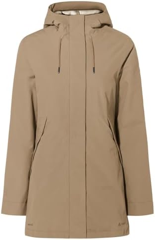 VAUDE Damen Winterjacke Coreway Parka, wasserdicht, winddicht und atmungsaktiv, oat, 46