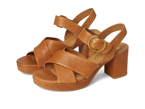 Sofft Women's Lizzie Heeled Sandal, Luggage, 8