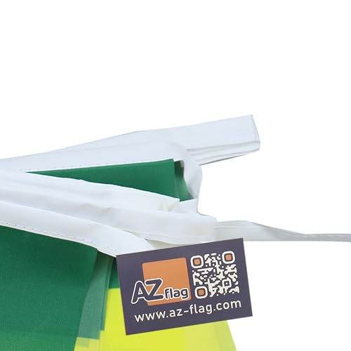 Image of AZ FLAG Senegal 6 meters BUNTING Flag 20 flags 9'' x 6'' - Senegalese STRING flags 15 x 21 cm