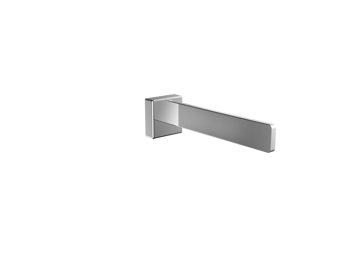 Emco Chrome Cue Spare Toilet Paper Holder, Practical Toilet Roll Holder For Horizontal Gluing Or Screwing Metal Bathroom Accessory,