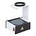 HHCCTEO Lens Stress Tester Machine with LED Light Source Design, Adjustable Brightness and Can Detect Authenticity Crystals