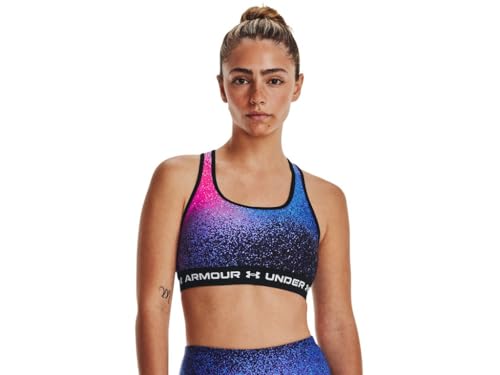Image of Under Armour Crossback Mid Impact Heather Bra