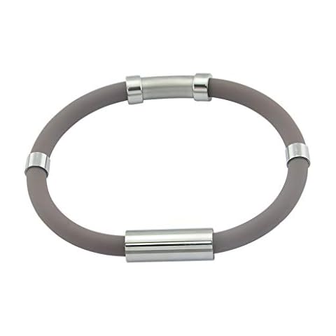 Kcnsieou Waterproof Washable Adjustable Anti-Static Silicone Bracelet Body Static Magnetic Sports Wristband Cover