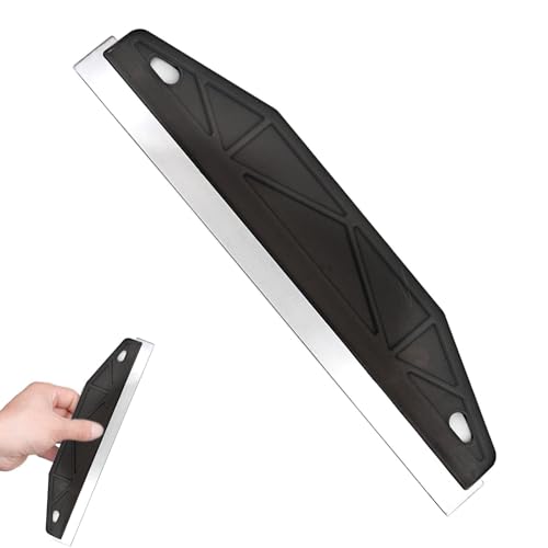 Skirting Board Painting Tool, Skirting Guard & Protector - Heavy-Duty Metal Paint Shield W/Multi-Angle & Non-Slip Grip for Wallpaper Cutting, Pro Decorating Tool