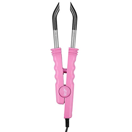 Connecteur D'Extension de Cheveux Hine Salon Fusion Fer Outil Perruque Connecteur Outils Cheveux Styler Noir Elle Extension Cheratina (Rose),hine pour extension cheveux...