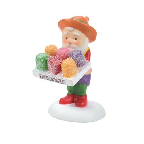 Department 56 North Pole Village Accessories Gingerbread Button Treat Figurine, 1.61 Inch, Multicolor
