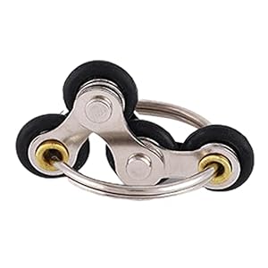 Yisimo Decompressie ketting vinger fidget hand spinner speelgoed metalen vent speelgoed fietsketen sleutelhanger…