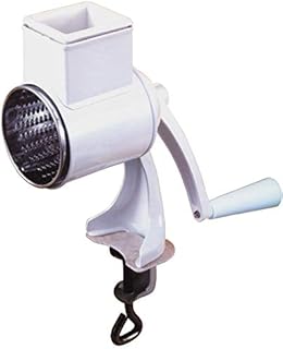 Reibemaschine mit Schraubzwinge und 5 Zusatztrommeln EuroKitchen