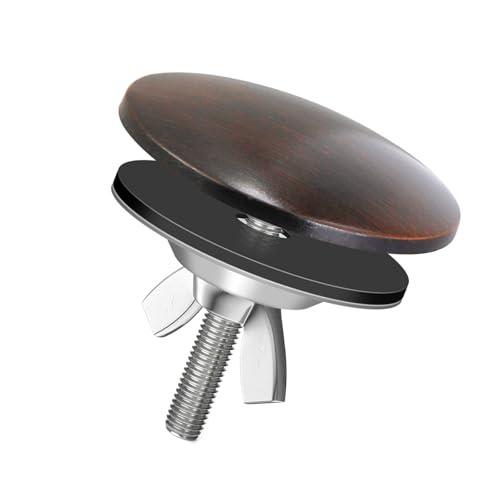 KIBBEH 2 Inch Sink Hole Cover for Kitchen Stainless Steel Faucet Hole Cover,Sink Plug Stopper Kitchen,Blanking Metal Plug (Antique Copper)